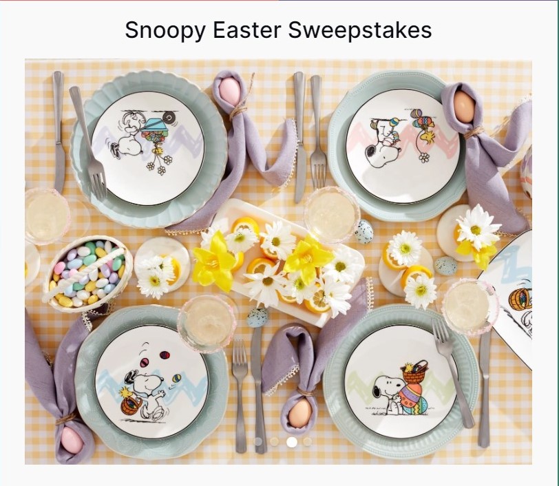 Snoopy Easter Sweepstakes